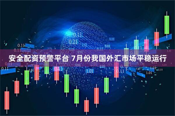 安全配资预警平台 7月份我国外汇市场平稳运行